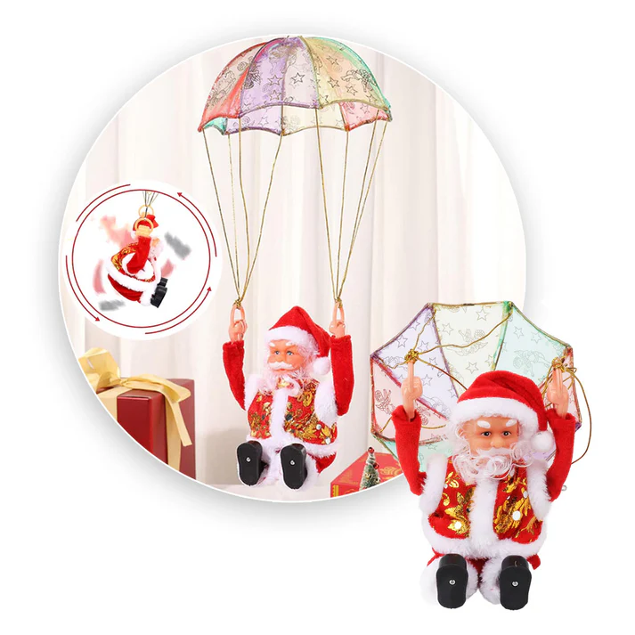 Miniatura 4 de Papa Noel Paracaidas Giratorio navidad