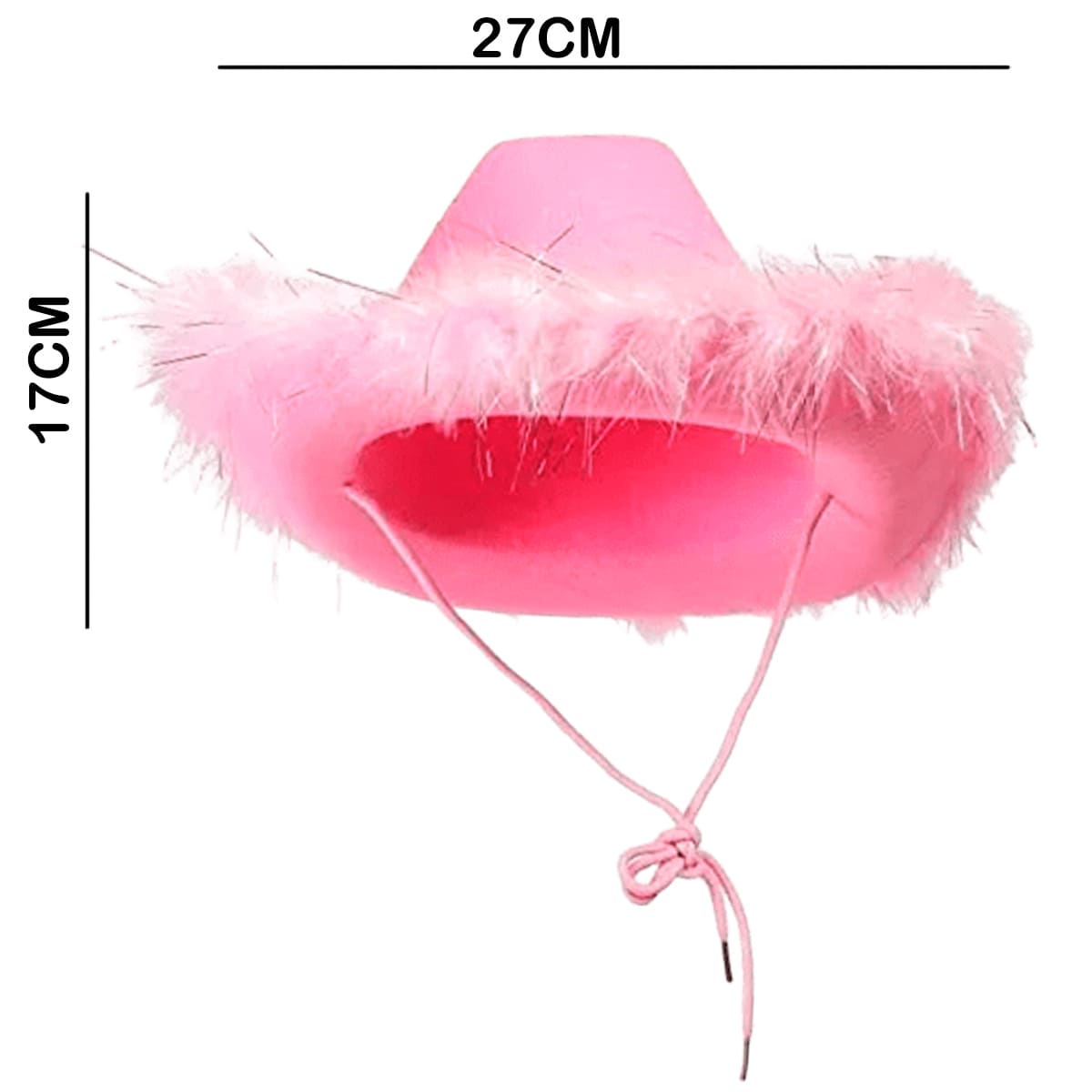 Miniatura 6 de Sombrero Vaquero Rosa LED MA-112