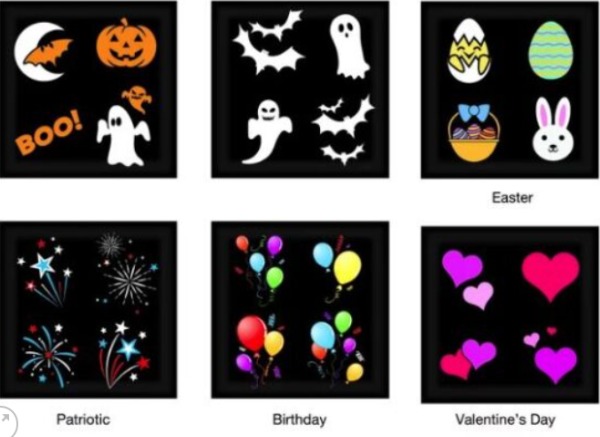 Proyector de luz navidad y halloween