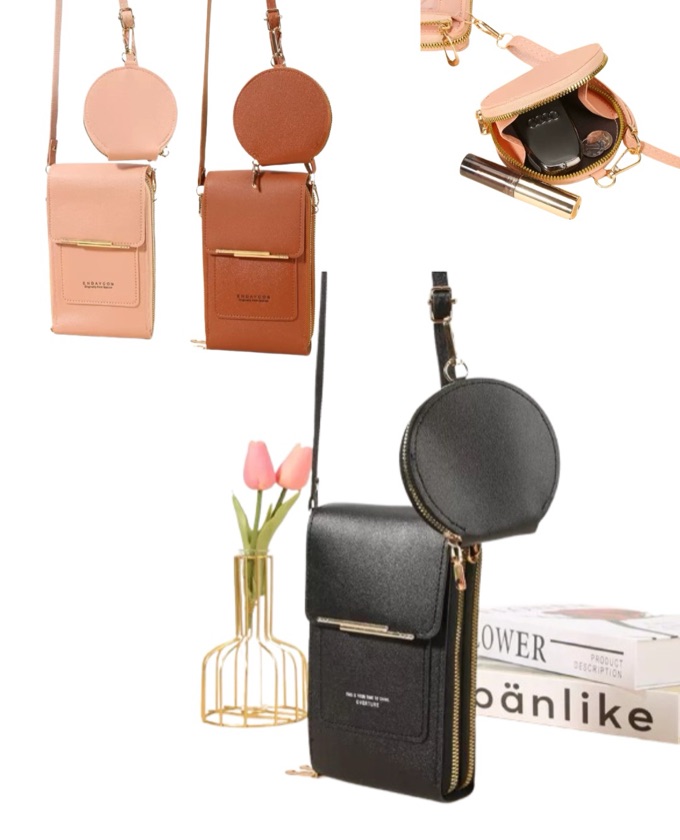 Bolso Portacelular Visor Monedero