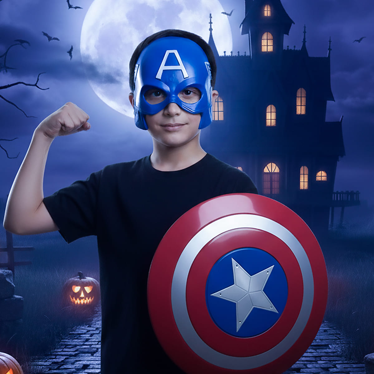 Miniatura 8 de Disfraz Capitán America HM0115AF-838