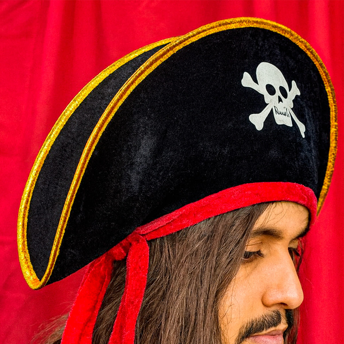 Sombrero Pirata Disfraz KL1027-5354 - Tamaño: Niño