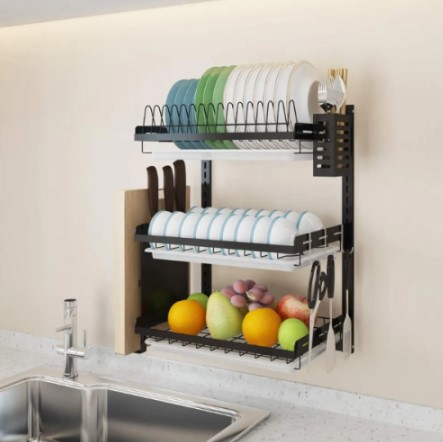 Escurridor De Platos De Pared En Acero