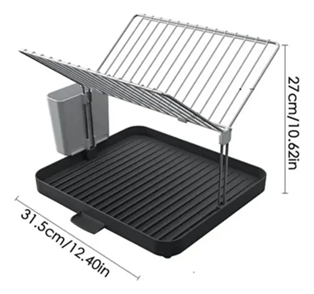 Miniatura 4 de Escurridor De Platos Fregadero Plateado