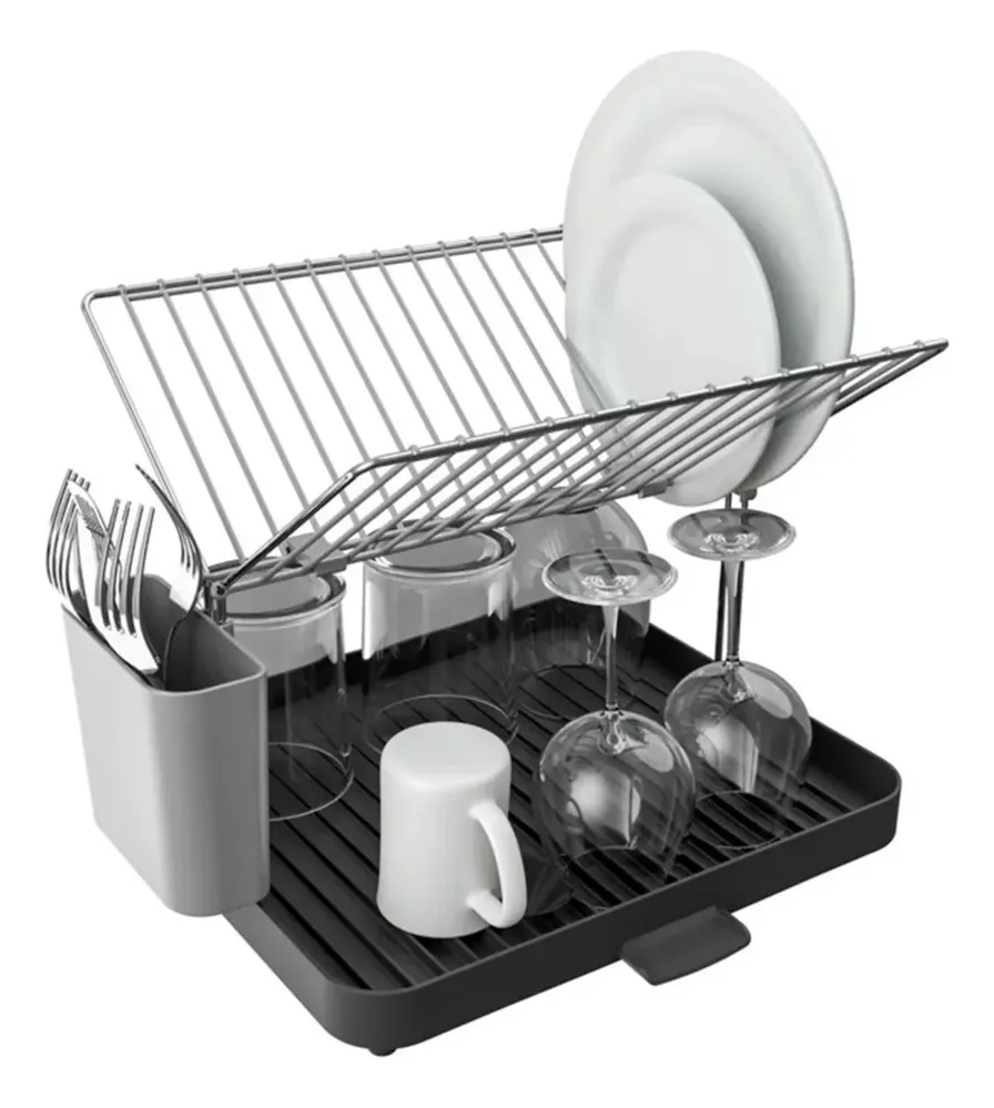 Miniatura 3 de Escurridor De Platos Fregadero Plateado