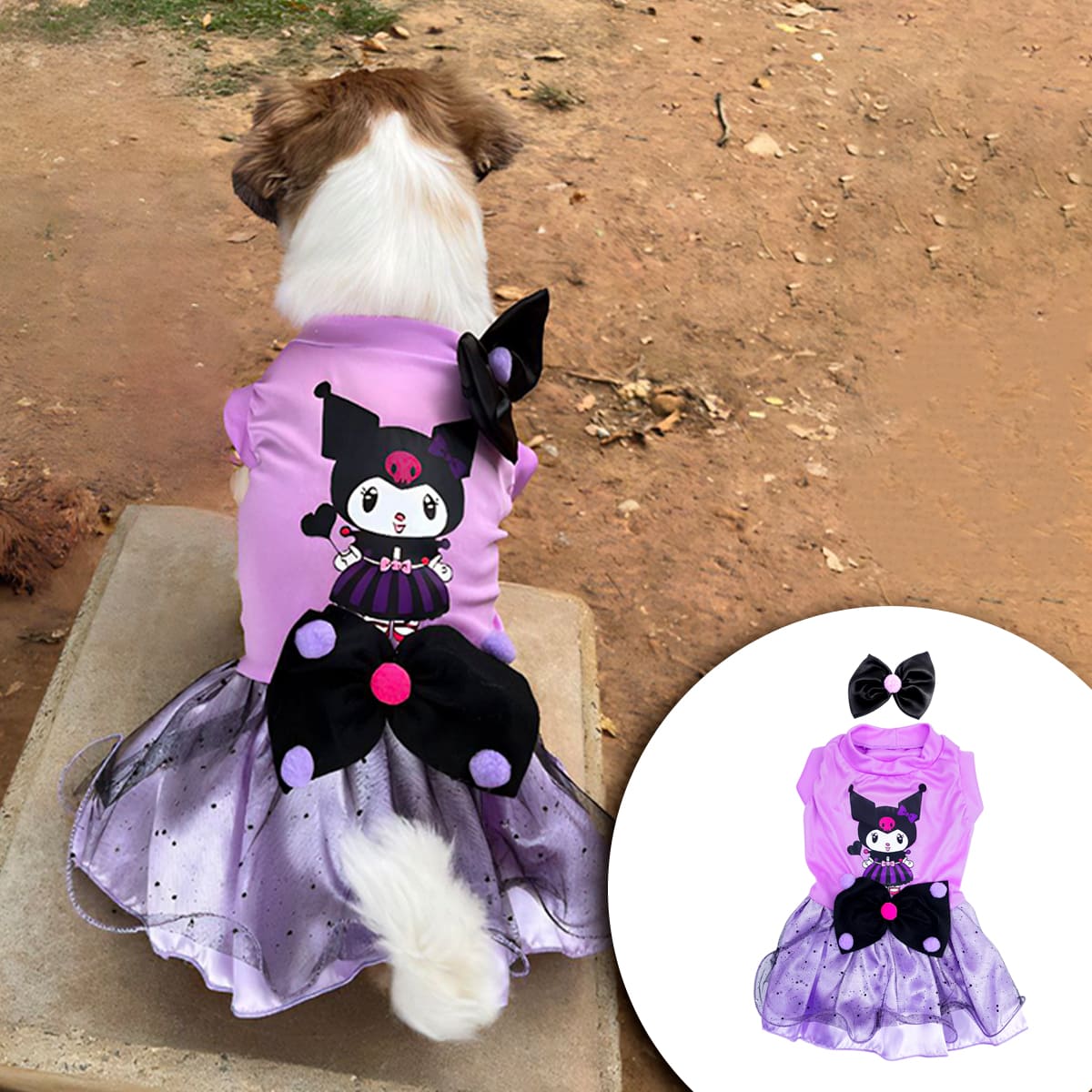 Disfraz Para Mascotas Kuromi  DPMK-01