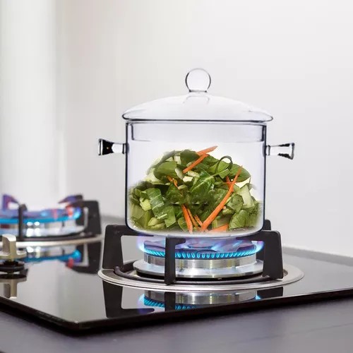 Miniatura 9 de Olla de Vidrio Resistente Calor 1.9L