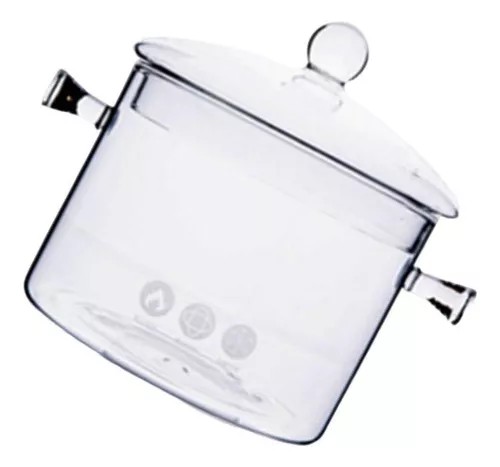 Miniatura 13 de Olla de Vidrio Resistente Calor 1.9L
