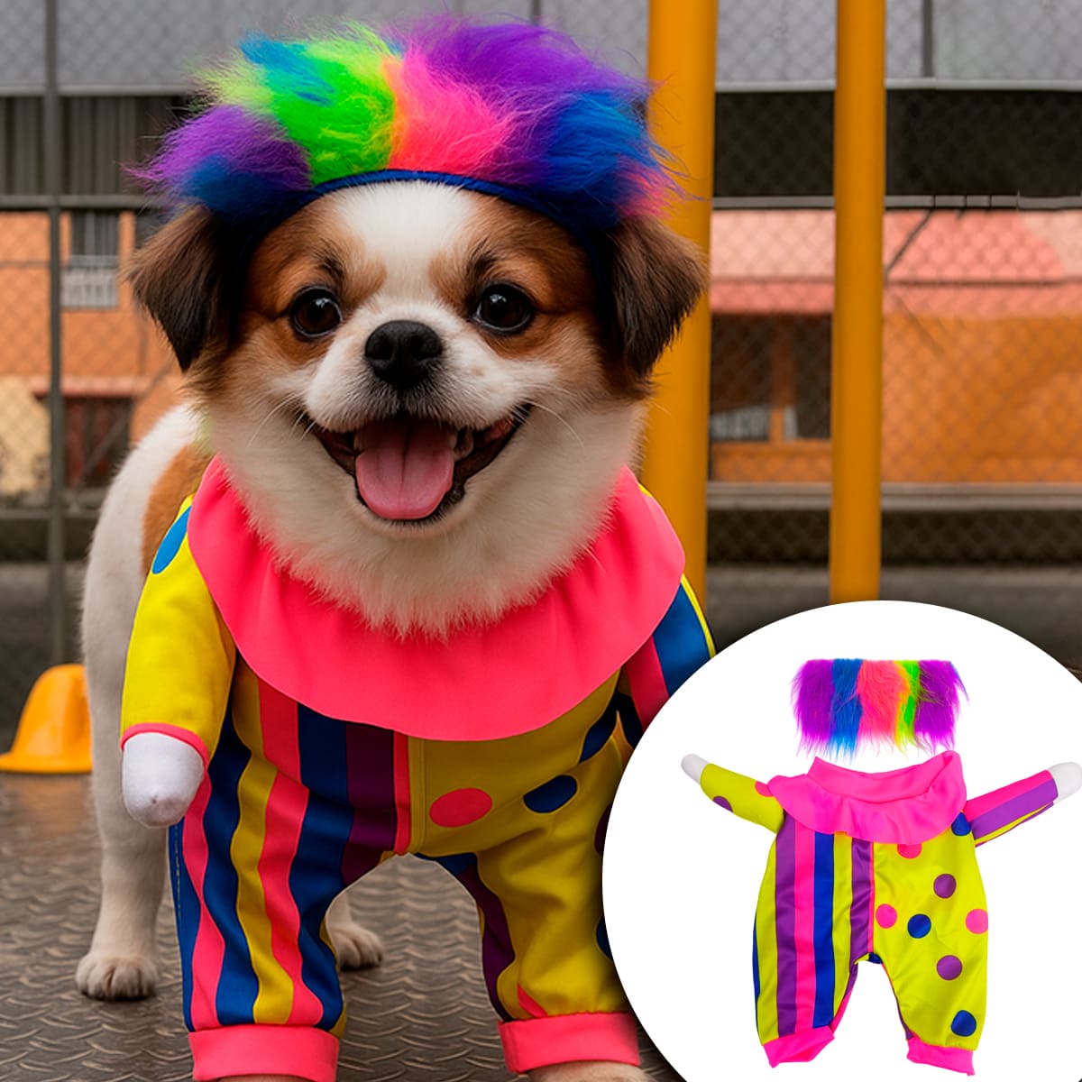 Disfraz Para Mascotas Payasito DPMP-01