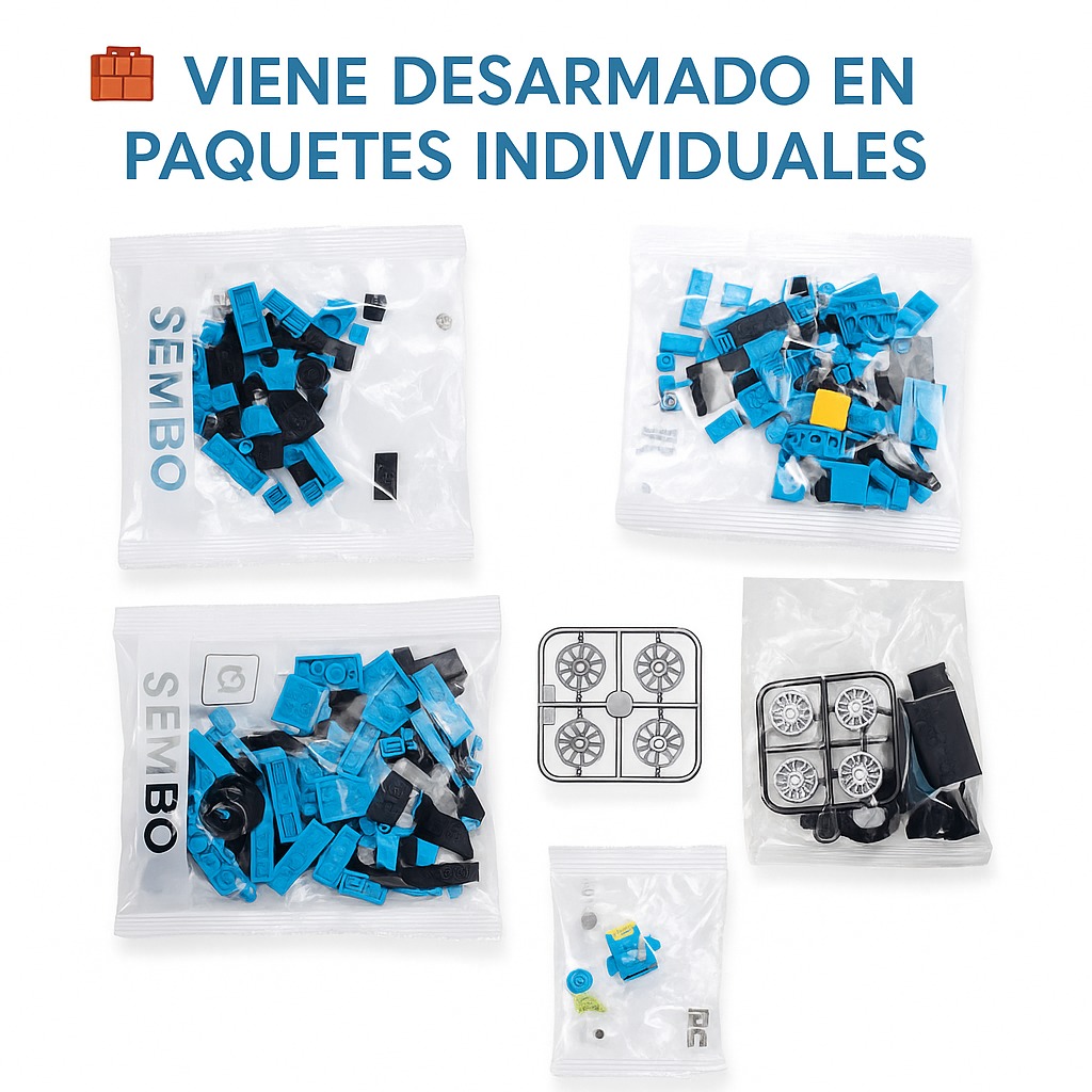 Carro De Carreras De Lego 209 Piezas