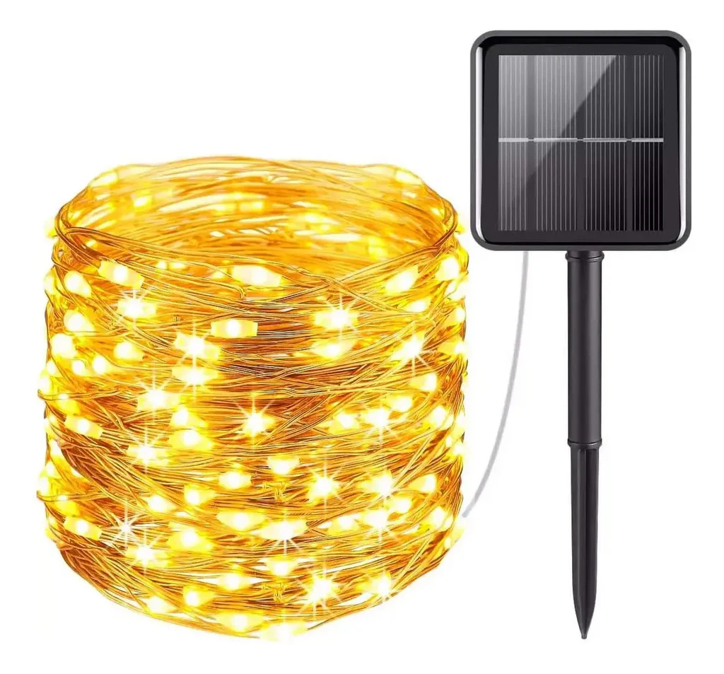 Luces LED Solar de 10 Metros