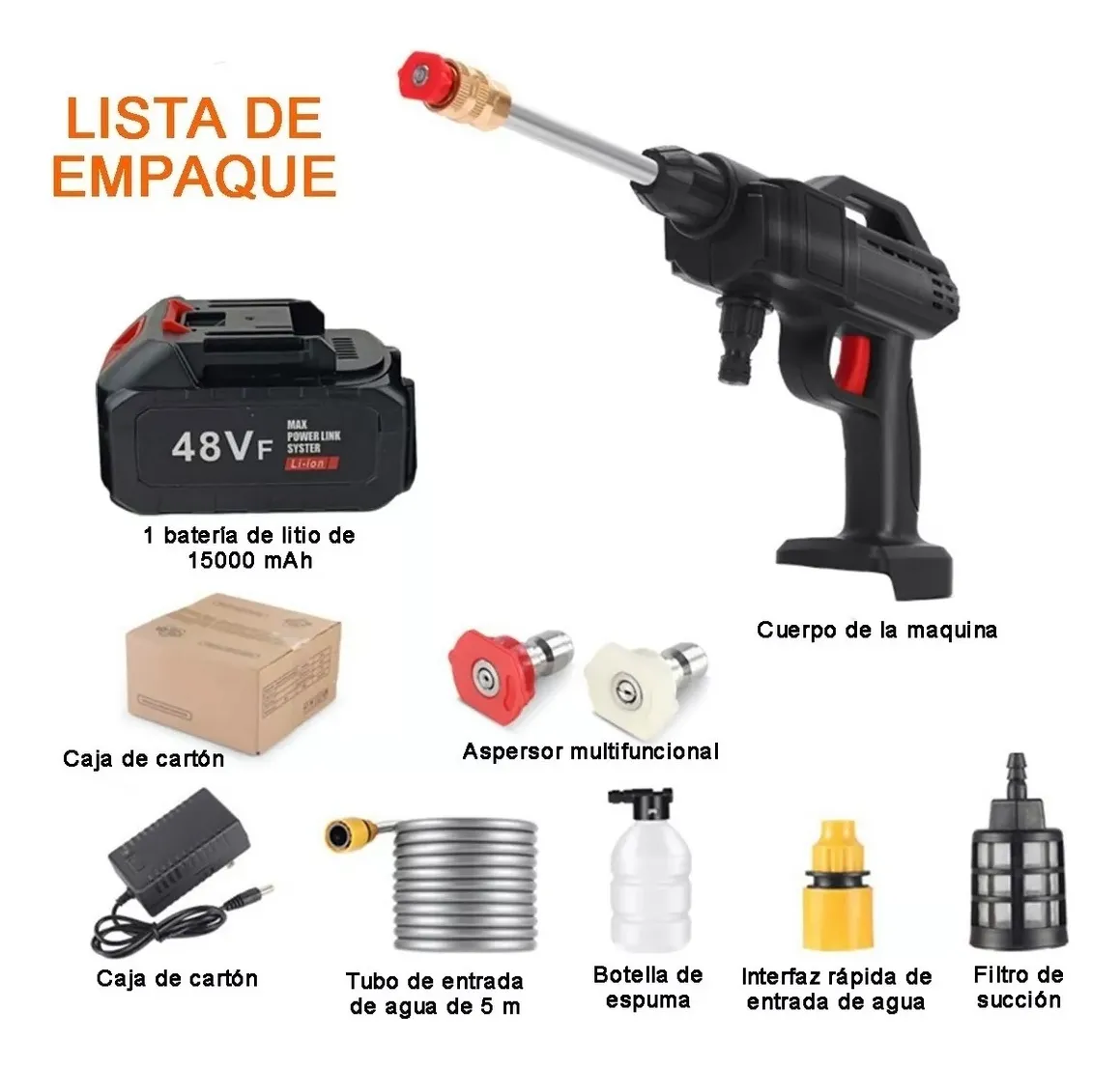 Miniatura 2 de Hidro Lavadora 1 Batería 48W