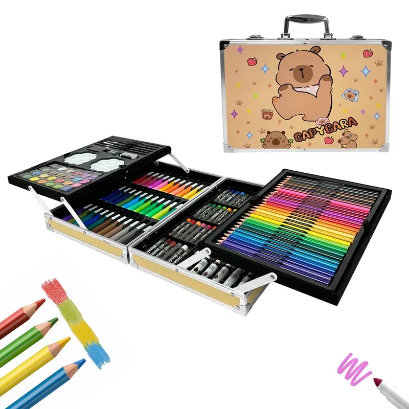 Set arte metalico 145 piezas maletin