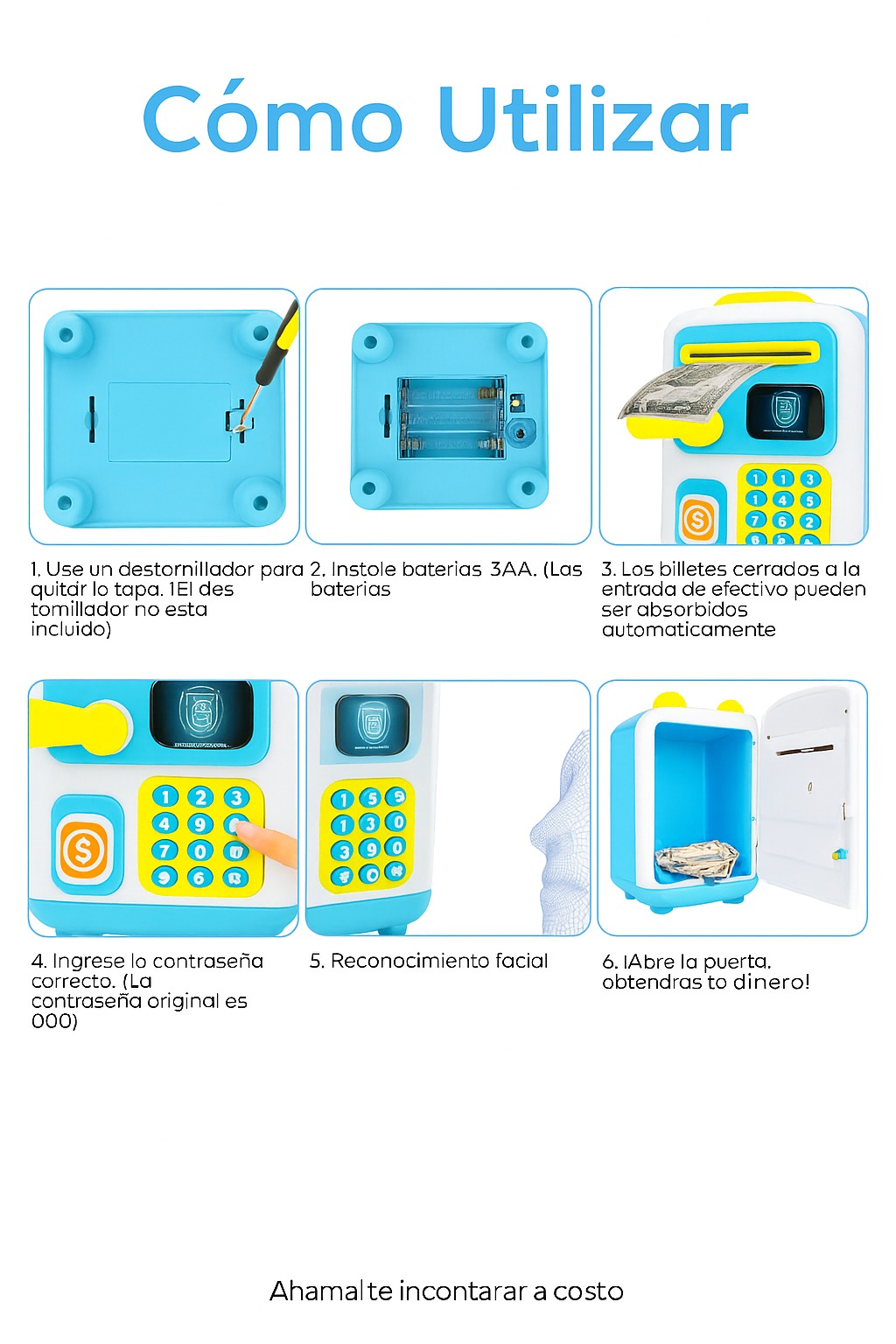 Alcancia Con Reconocimiento Facial