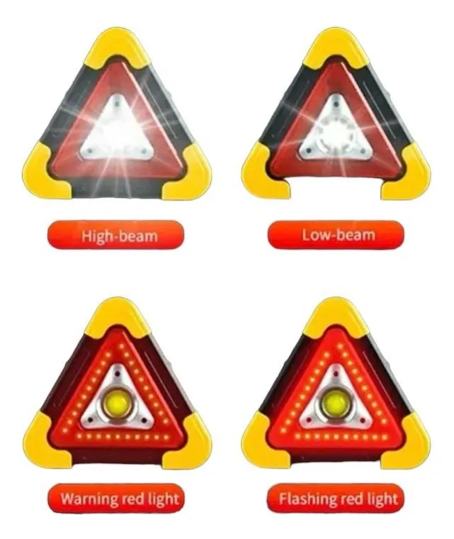 TRIANGULO DE CARRETERA EMERGENCIA LED