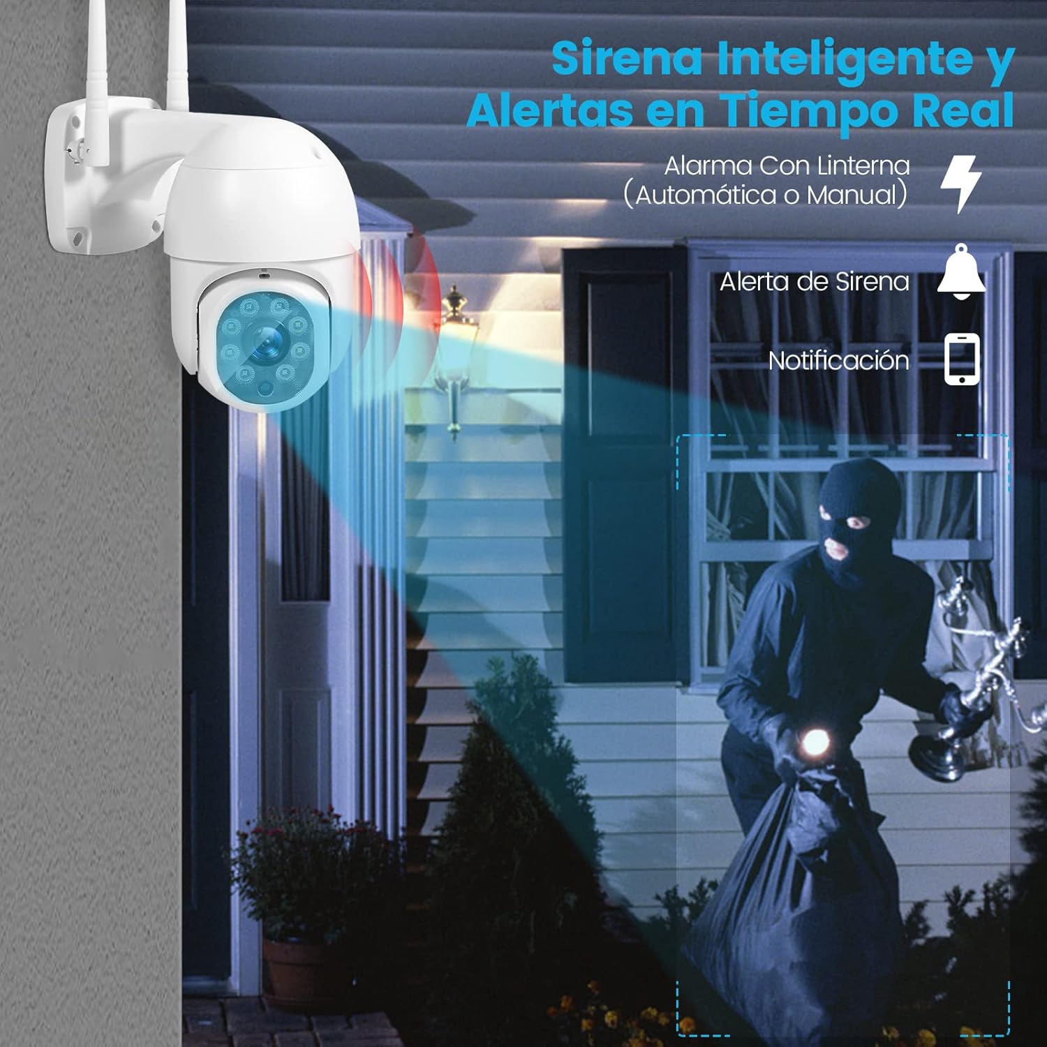 Miniatura 4 de Camara Domo 2 Antenas Exterior