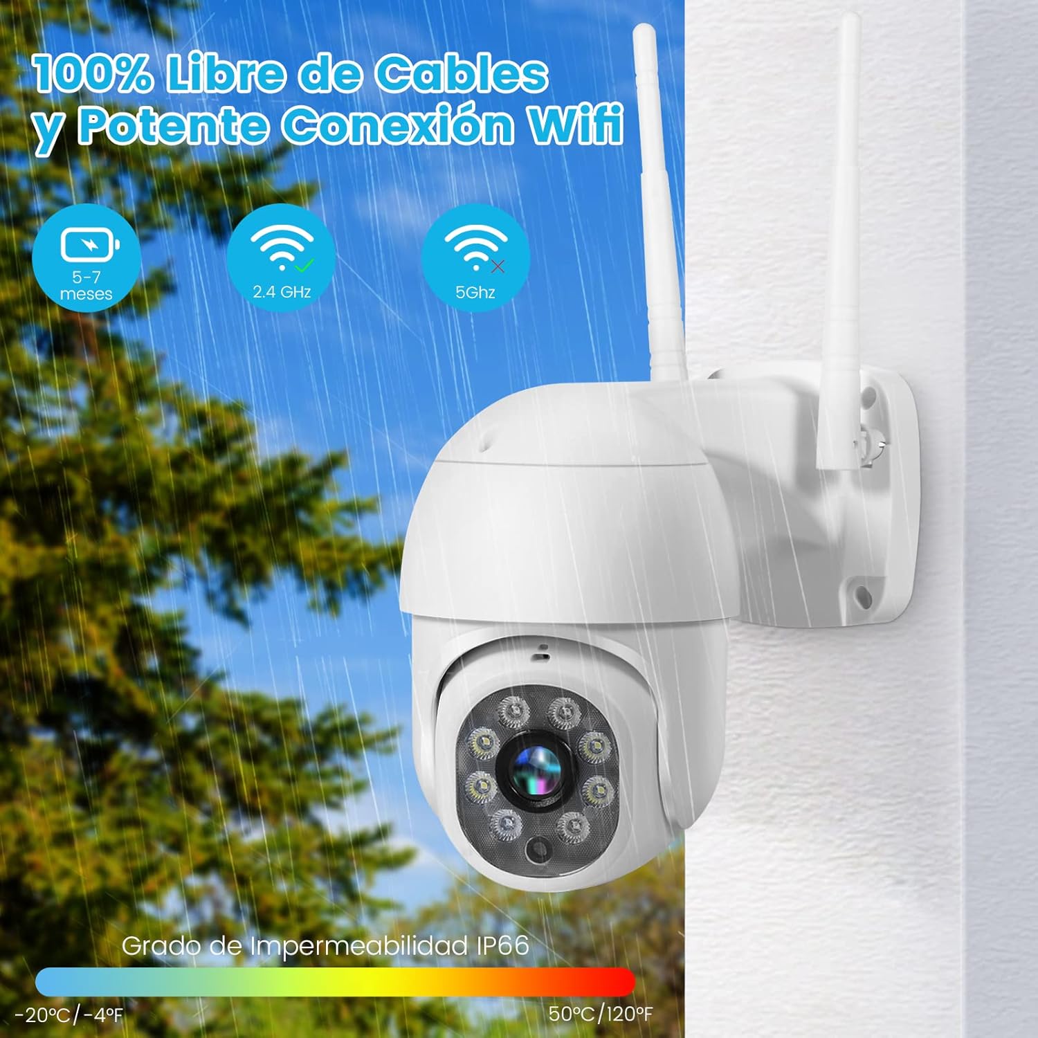 Miniatura 3 de Camara Domo 2 Antenas Exterior