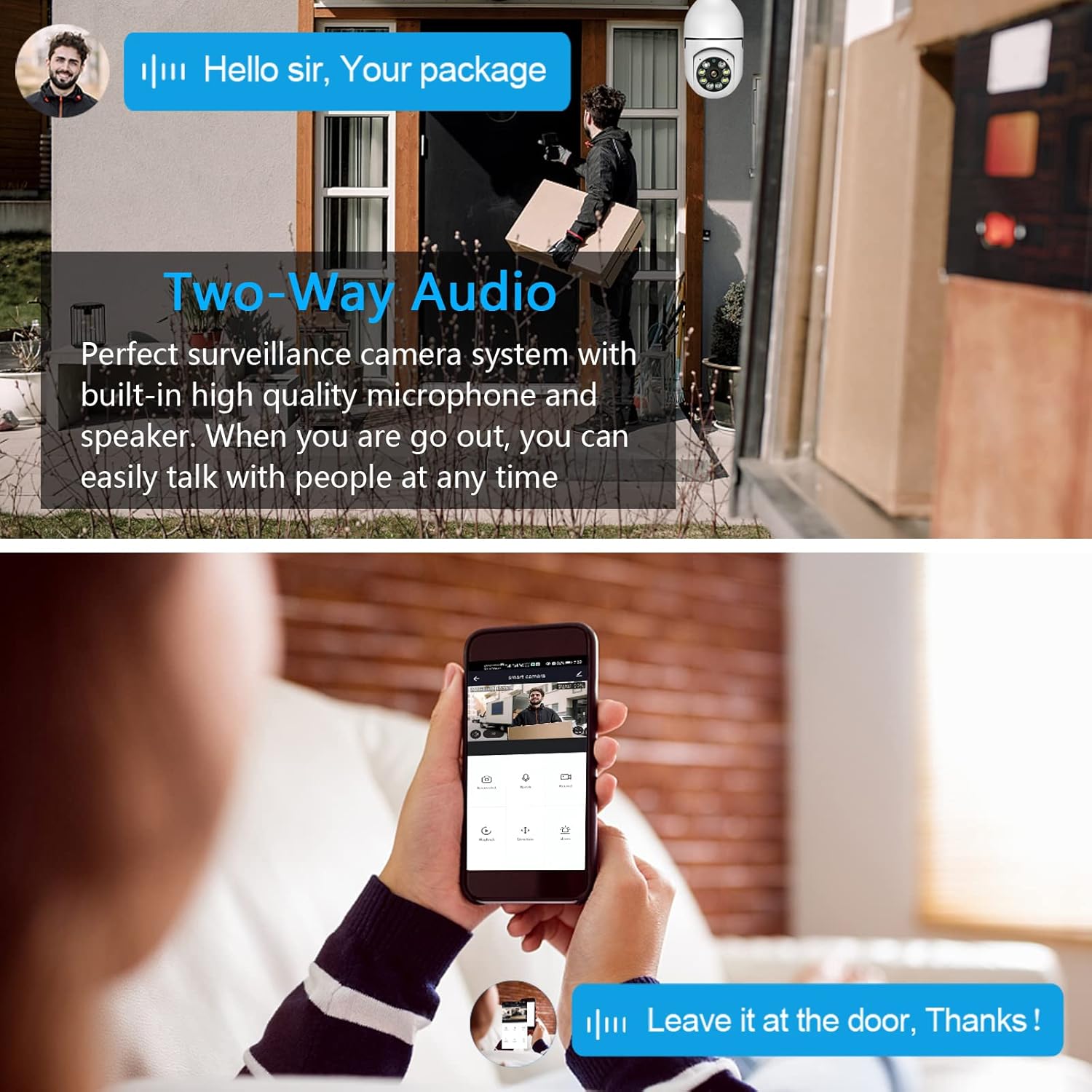 Miniatura 4 de Cámara Bombillo 360 WIFI