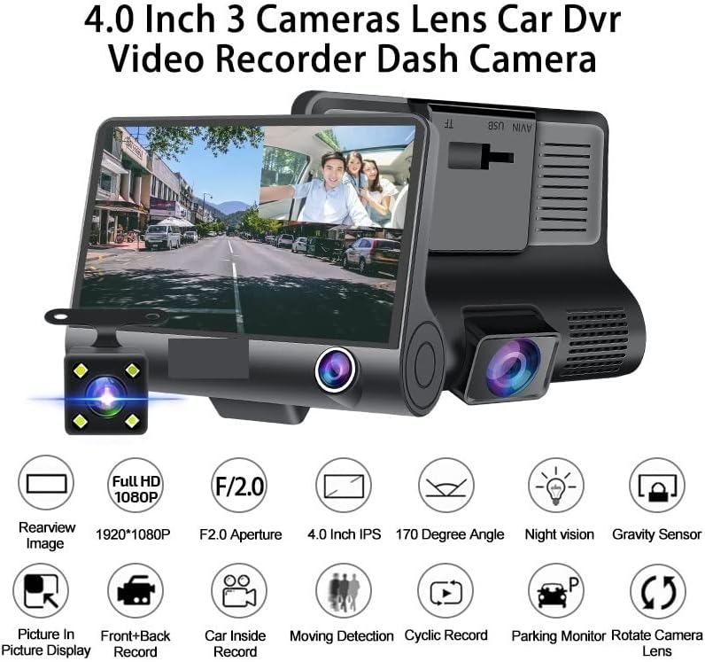 Miniatura 6 de Video Camara 3 en 1 DVR Para Carro