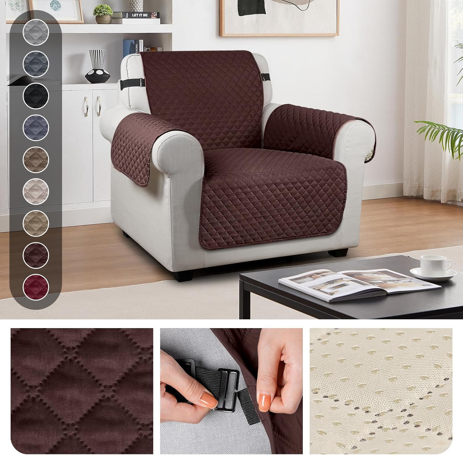 Miniatura 3 de Protector Forro Sofa 1 Puesto