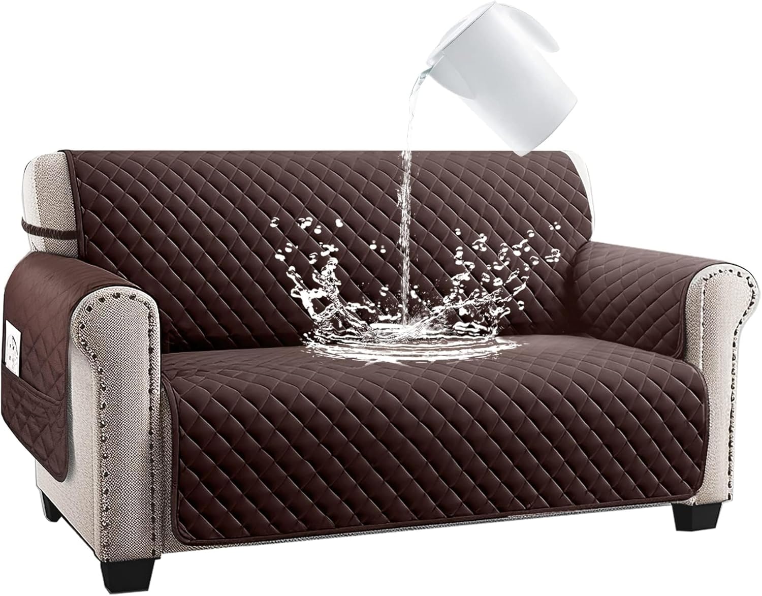 Miniatura 3 de Protector Forro Sofa 2 Puestos