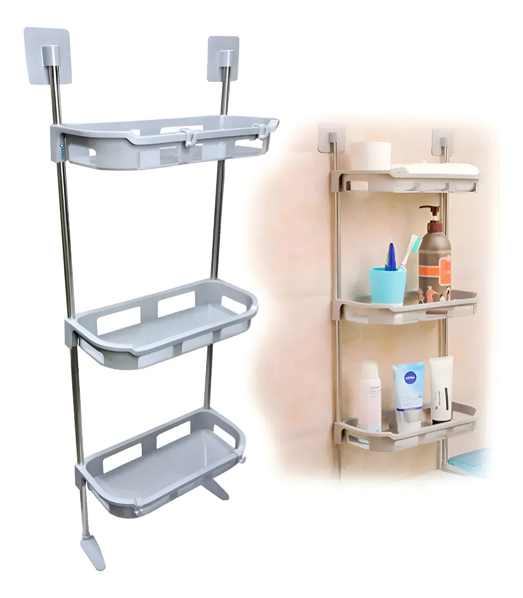 Miniatura 4 de ESTANTE PARA INODORO 3 NIVELES