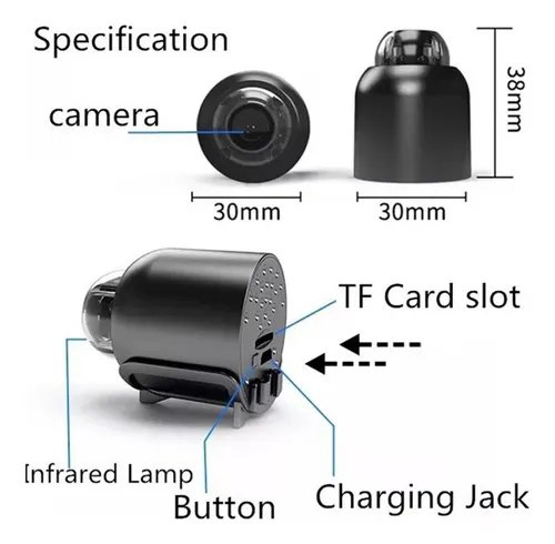 CÁMARA MINI SEGURIDAD MINI LED WIFI X5