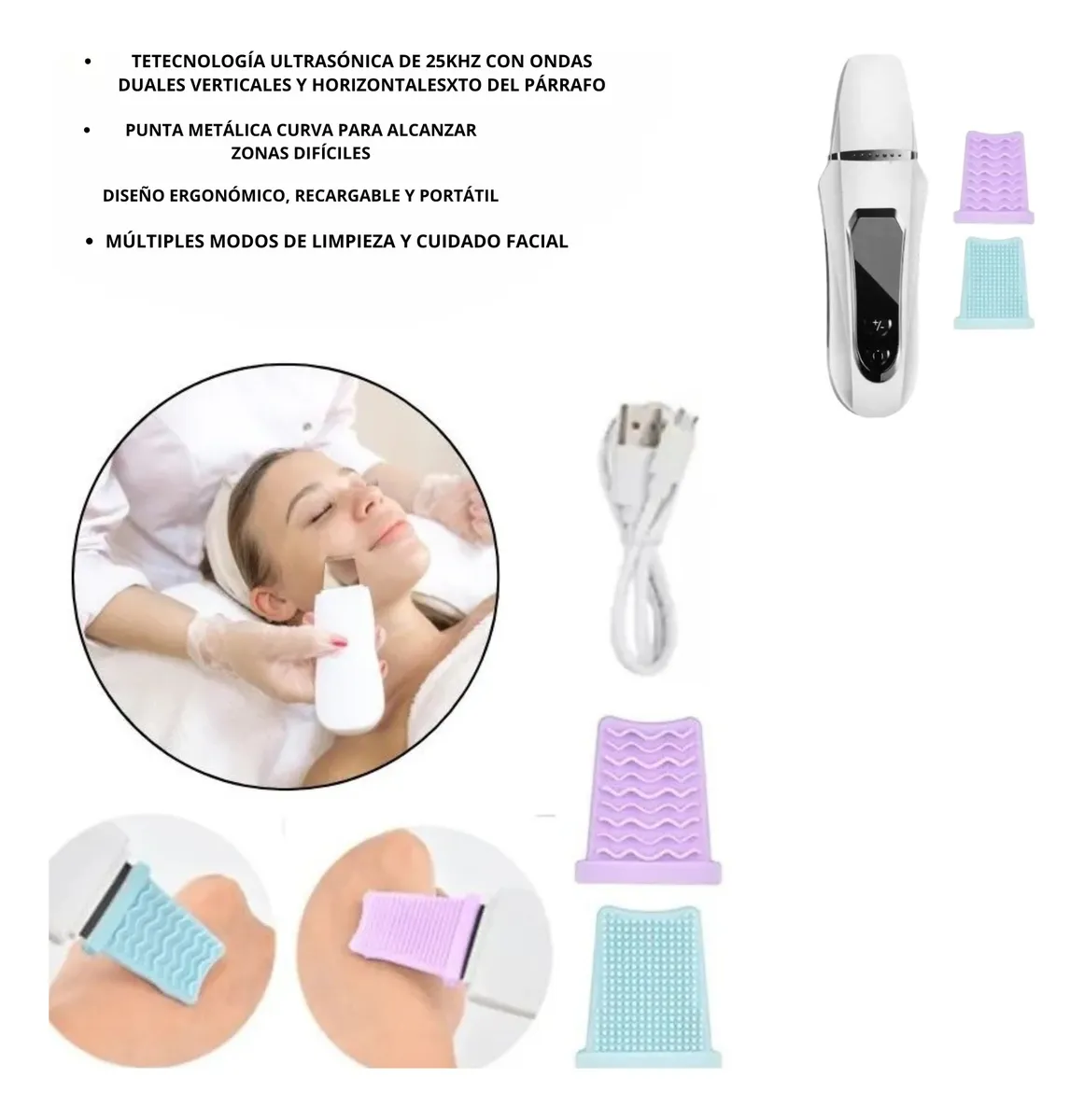 Miniatura 2 de ESPATULA LIMPIADORA FACIAL