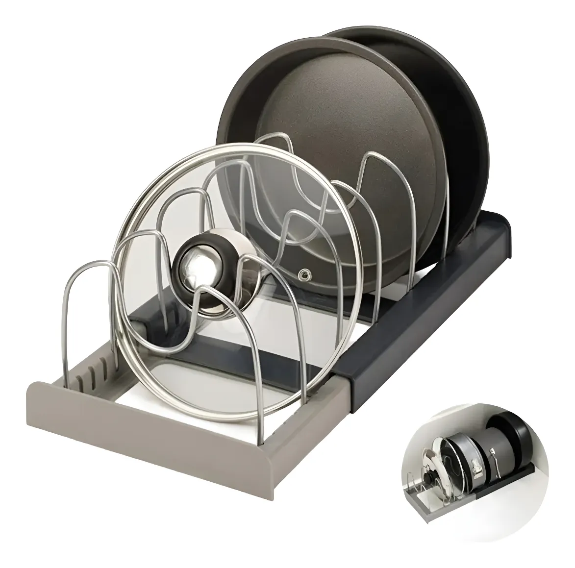 ORGANIZADOR DE TAPAS Y OLLAS disponible en Yaxa Colombia