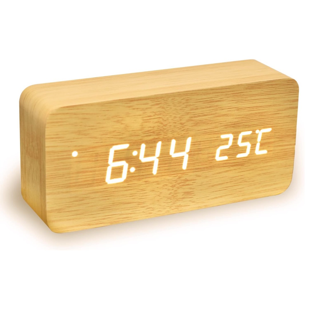 Reloj Despertador Digital Con Diseño De