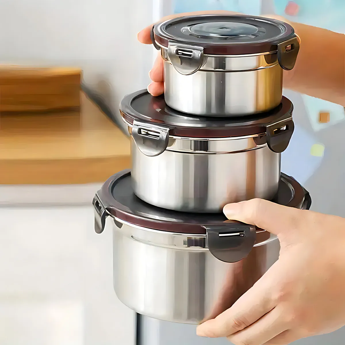 Miniatura 3 de Recipientes Porta Comida Hermetico ALUMI