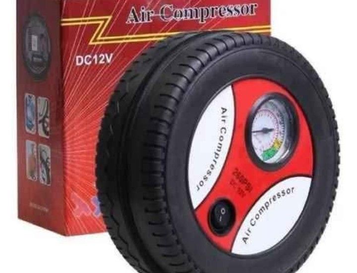 Miniatura 4 de Mini compresor auto Rojo 💯💯💯