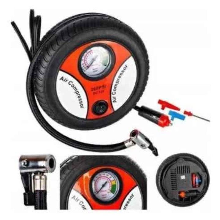 Miniatura 3 de Mini compresor auto Rojo 💯💯💯