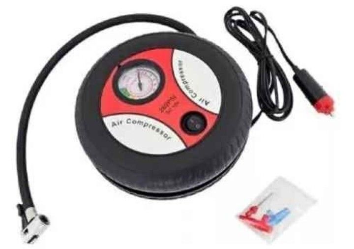 Mini compresor auto Rojo 💯💯💯