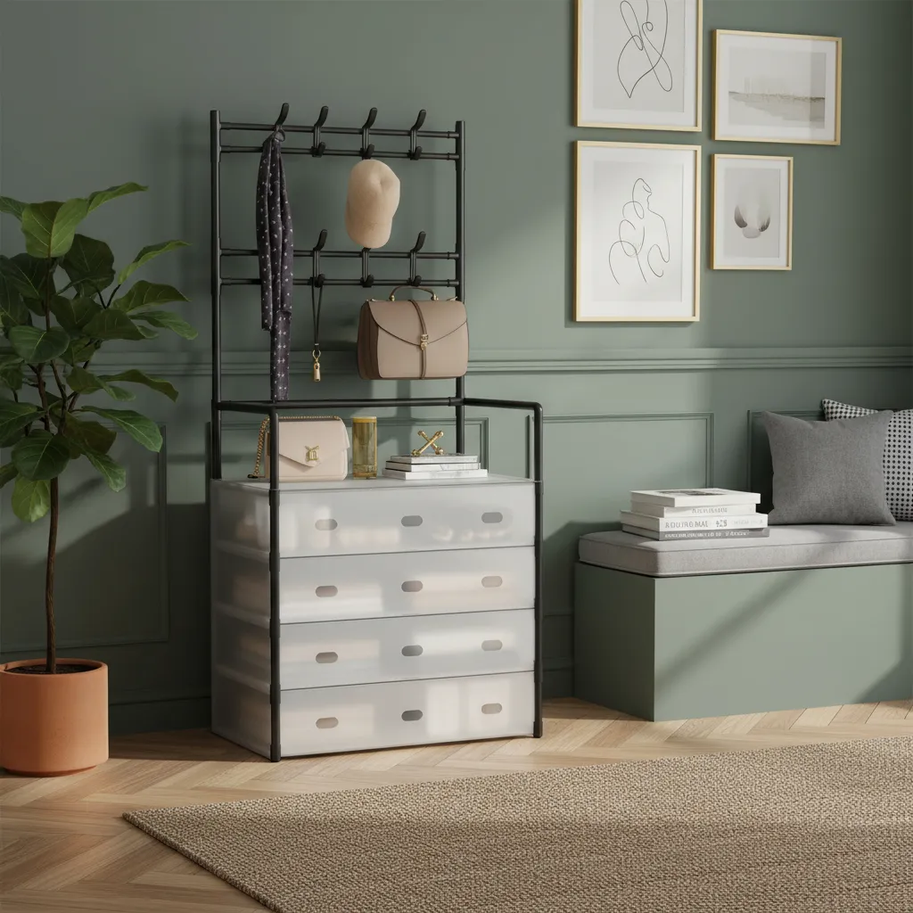 Miniatura 2 de Organizador Zapatos Con Perchero Zapater