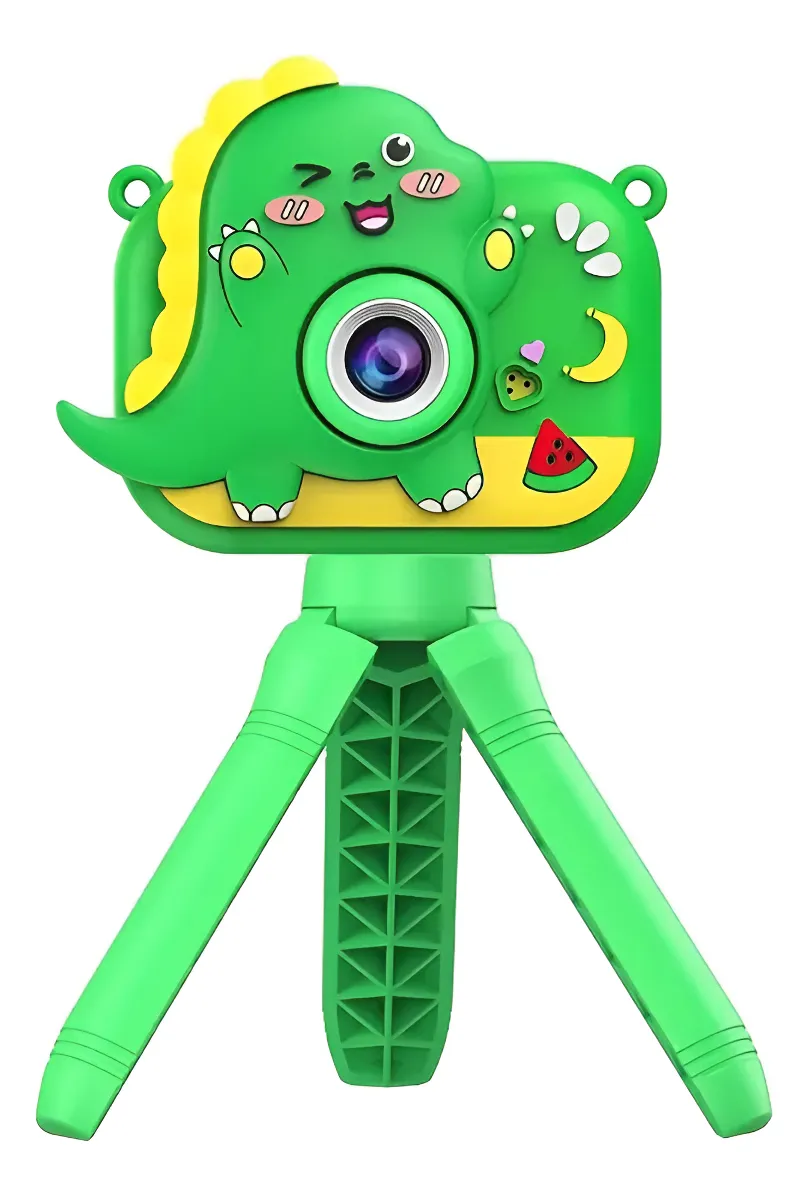 Camara Digital Niños Recargable Verde
