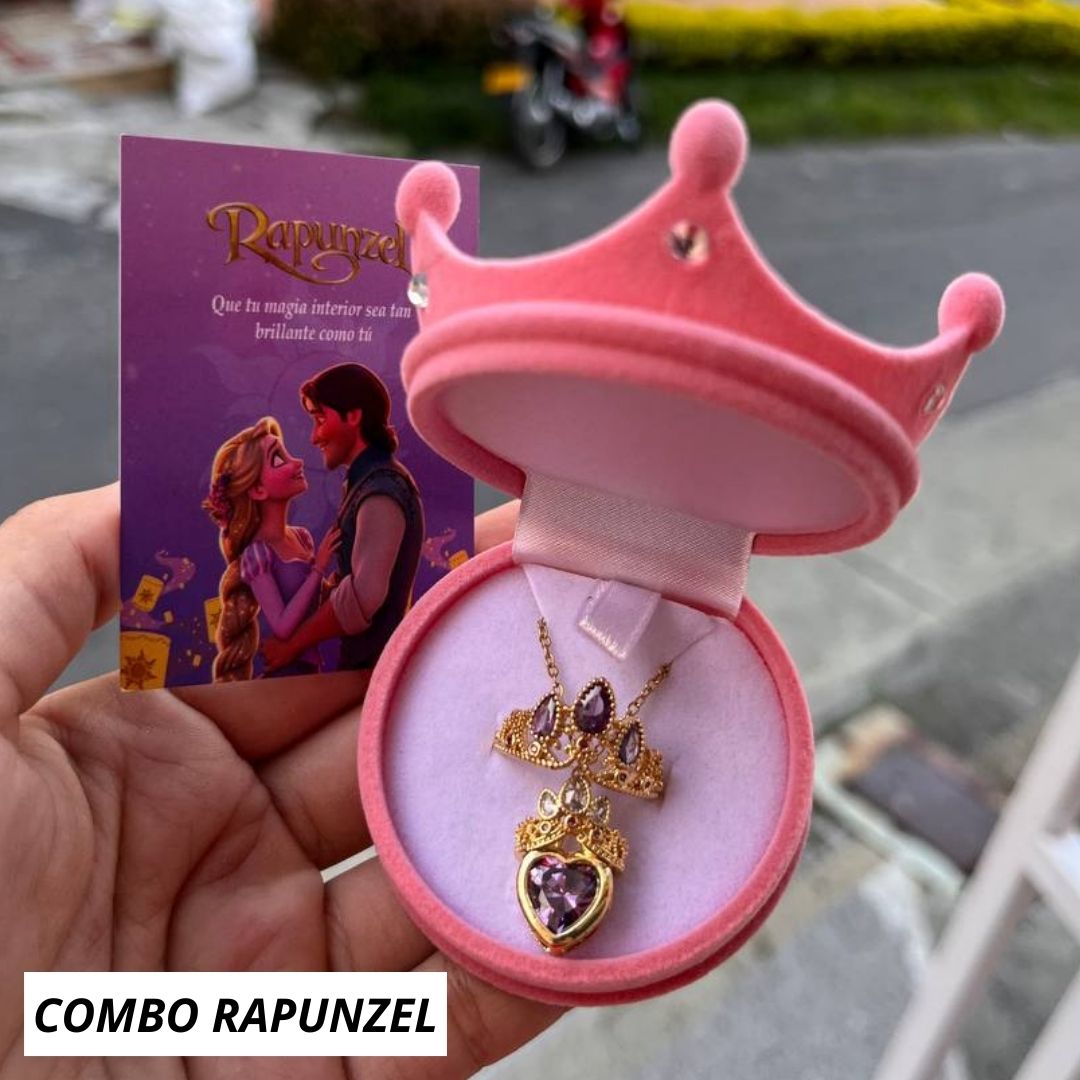 Combo Rapunzel + Caja Corona