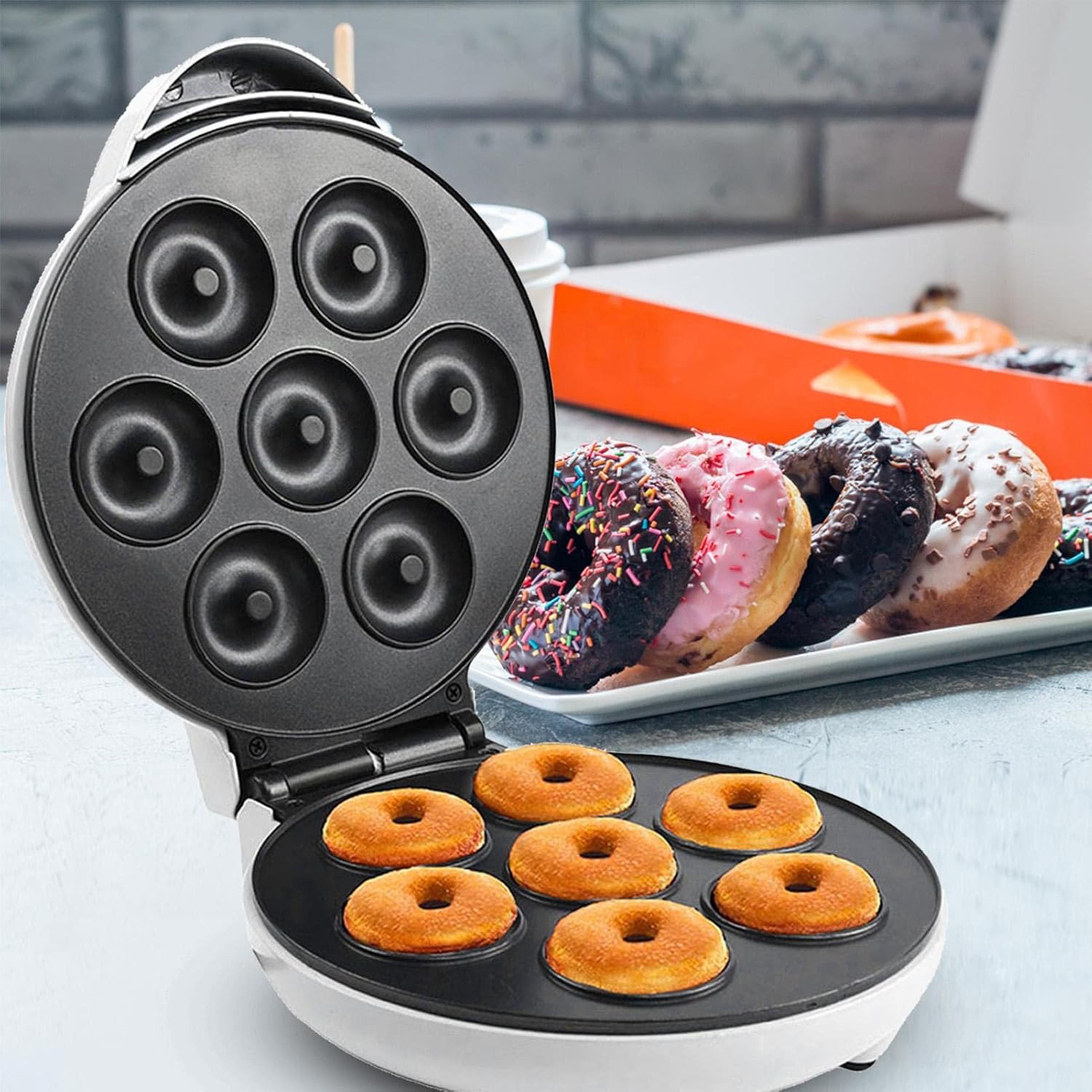 Miniatura 5 de Maquina de Mini Donas 7 Puestos Electric