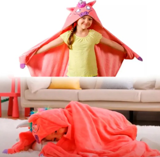 MANTA CAPA INFANTIL CON LUZ EN LOS OJOS