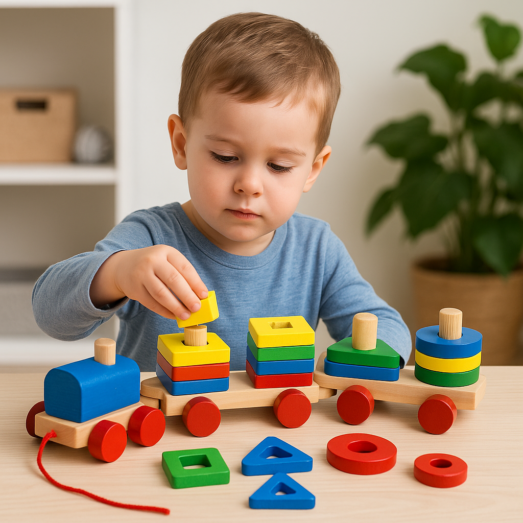 TREN DE MADERA DIDATICO