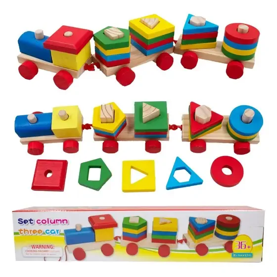 Miniatura 3 de TREN DE MADERA DIDATICO