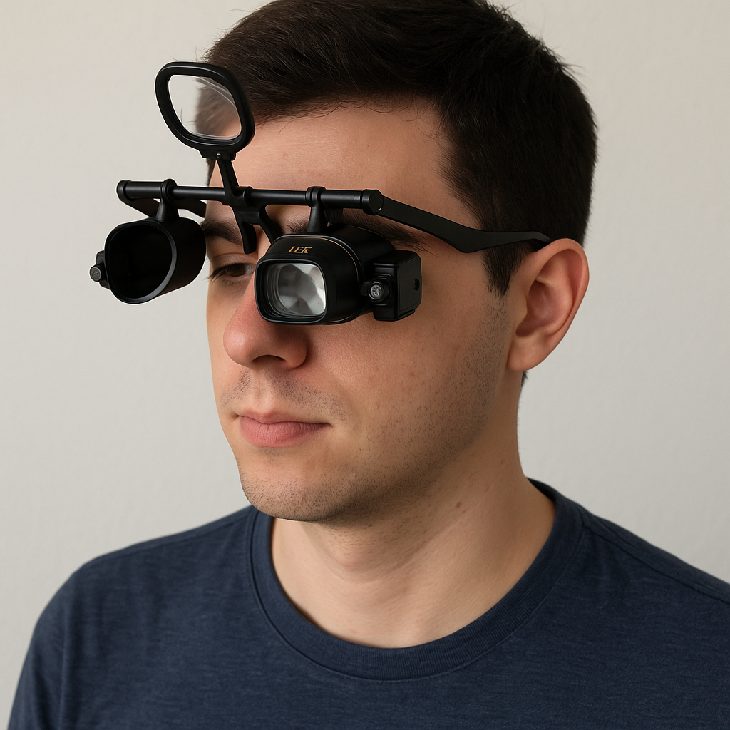 GAFA LUPA 4 LENTES LED