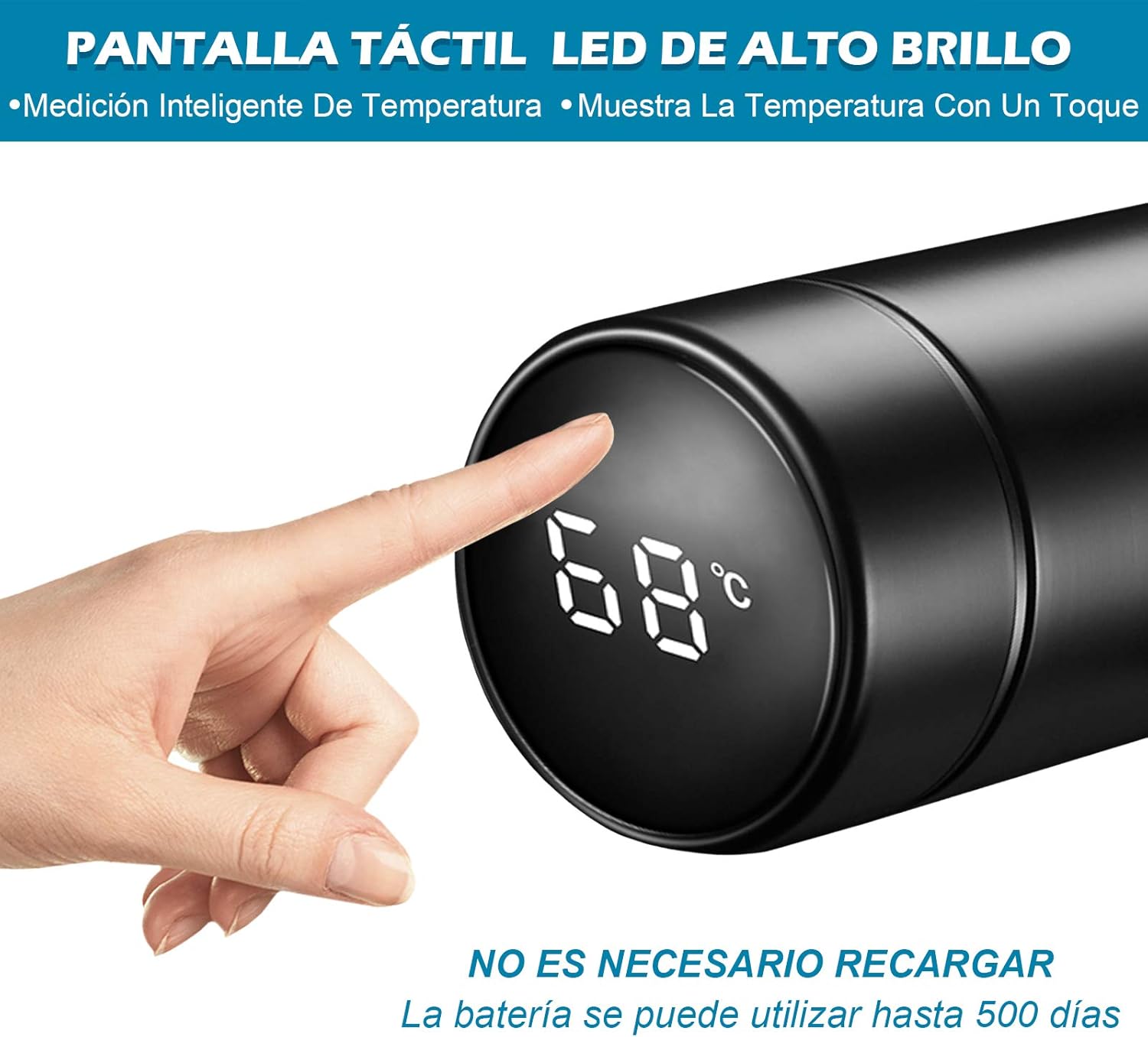 Miniatura 5 de Termo Térmico Inteligente de Acero Inoxc