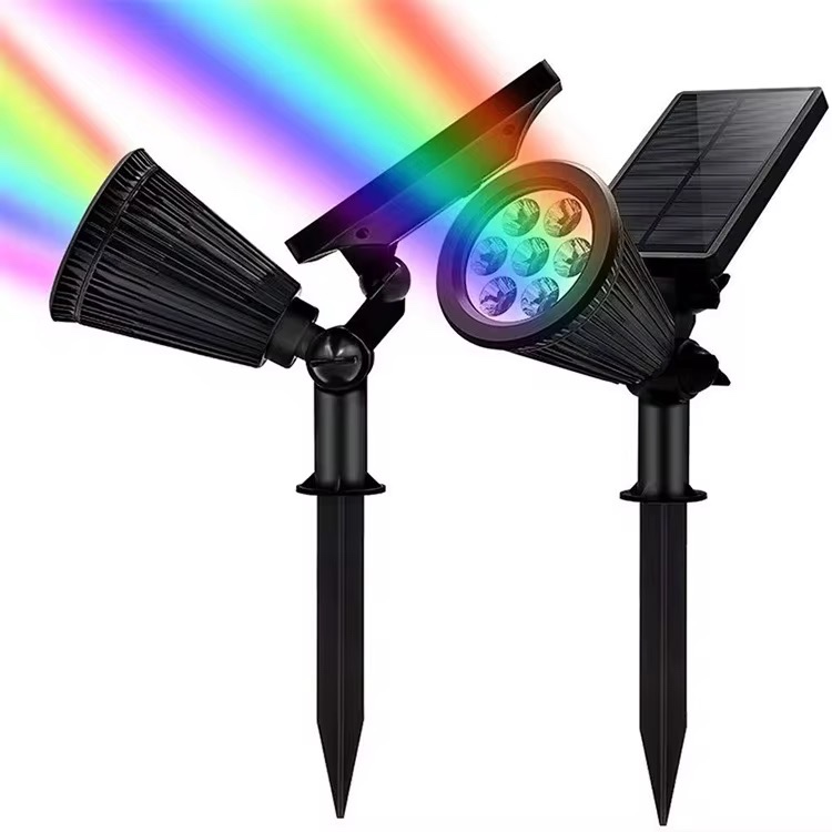 Miniatura 2 de Reflector Solar LED RGB con Estaca