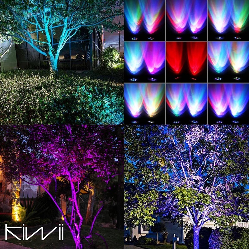 Reflector Solar LED RGB con Estaca