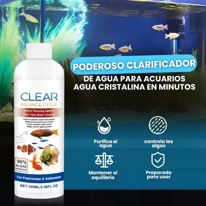 Limpiador de Agua para Acuario