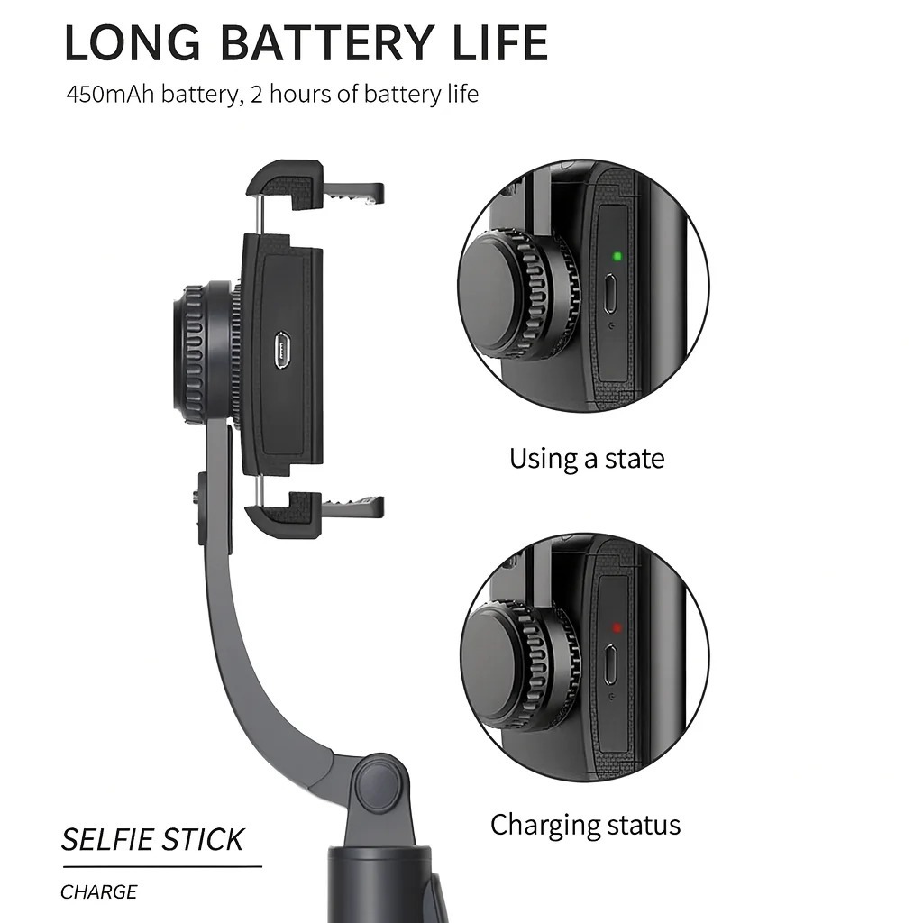 Miniatura 2 de Gimbal Estabilizador Para Celular Q08