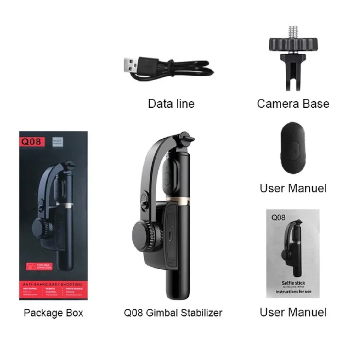 Miniatura 3 de Gimbal Estabilizador Para Celular Q08