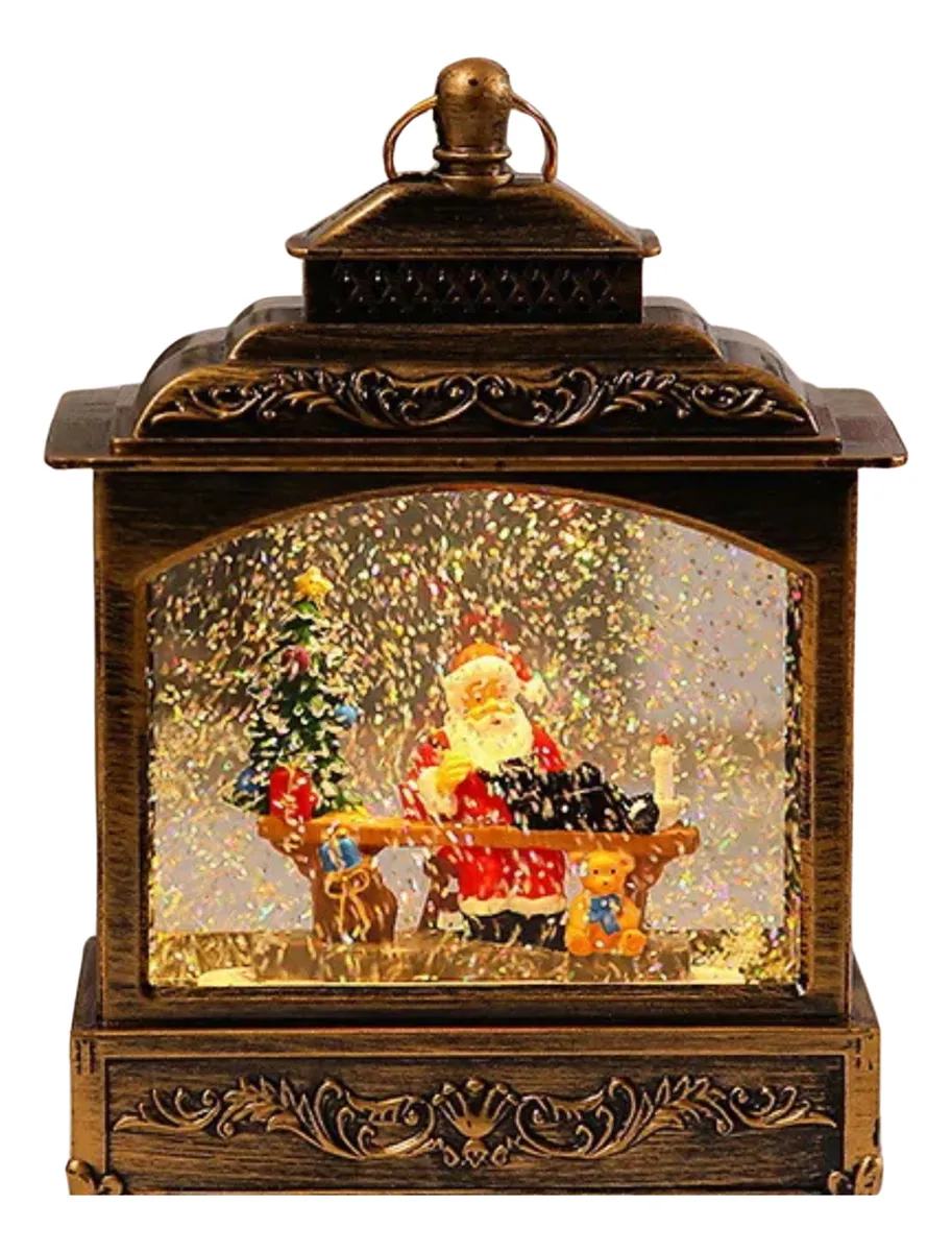 Miniatura 6 de Lámpara Navideña con Nieve en Movimiento