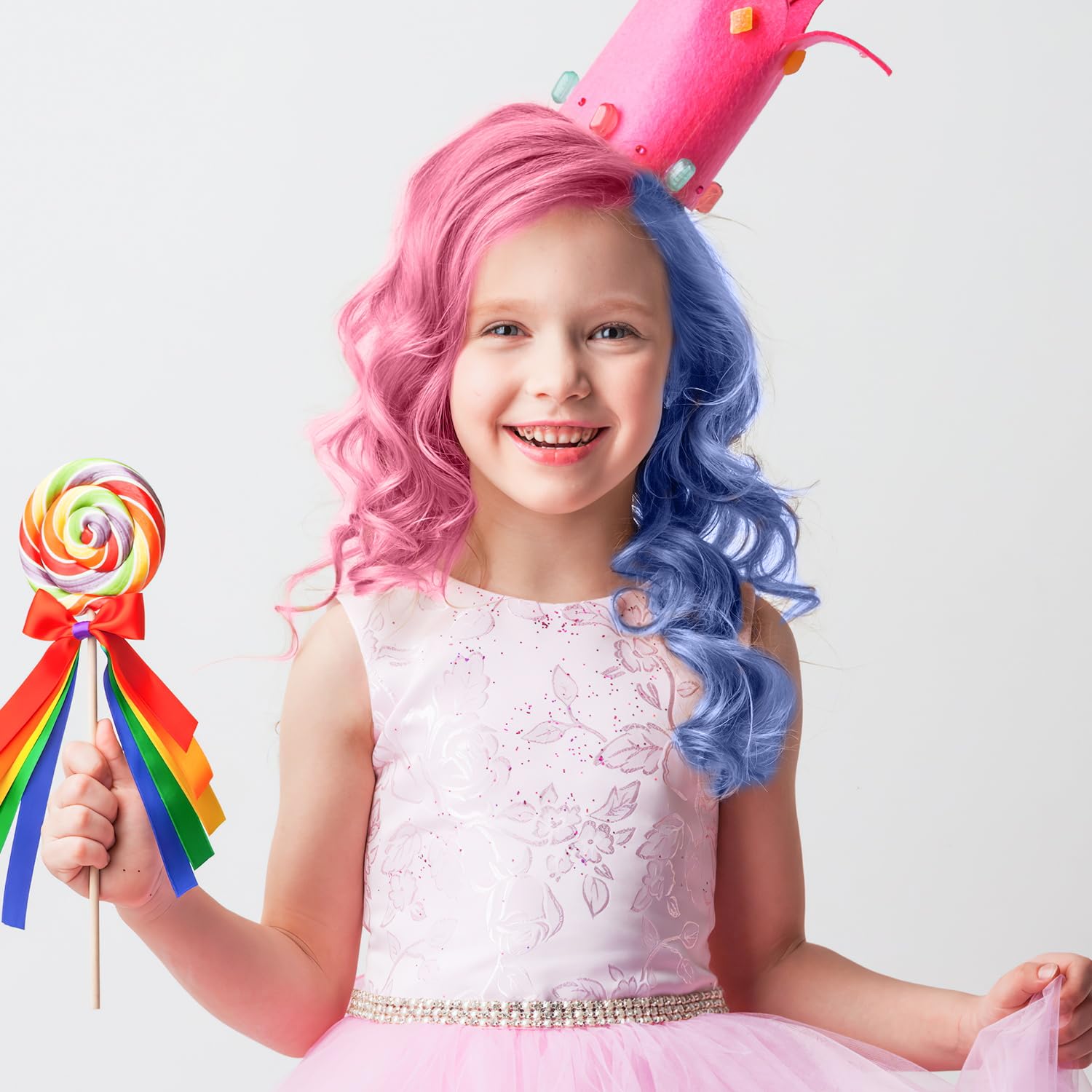 Miniatura 5 de Peine de tiza para el cabello 10 colores